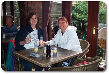 St Elphin's School mini reunion photo